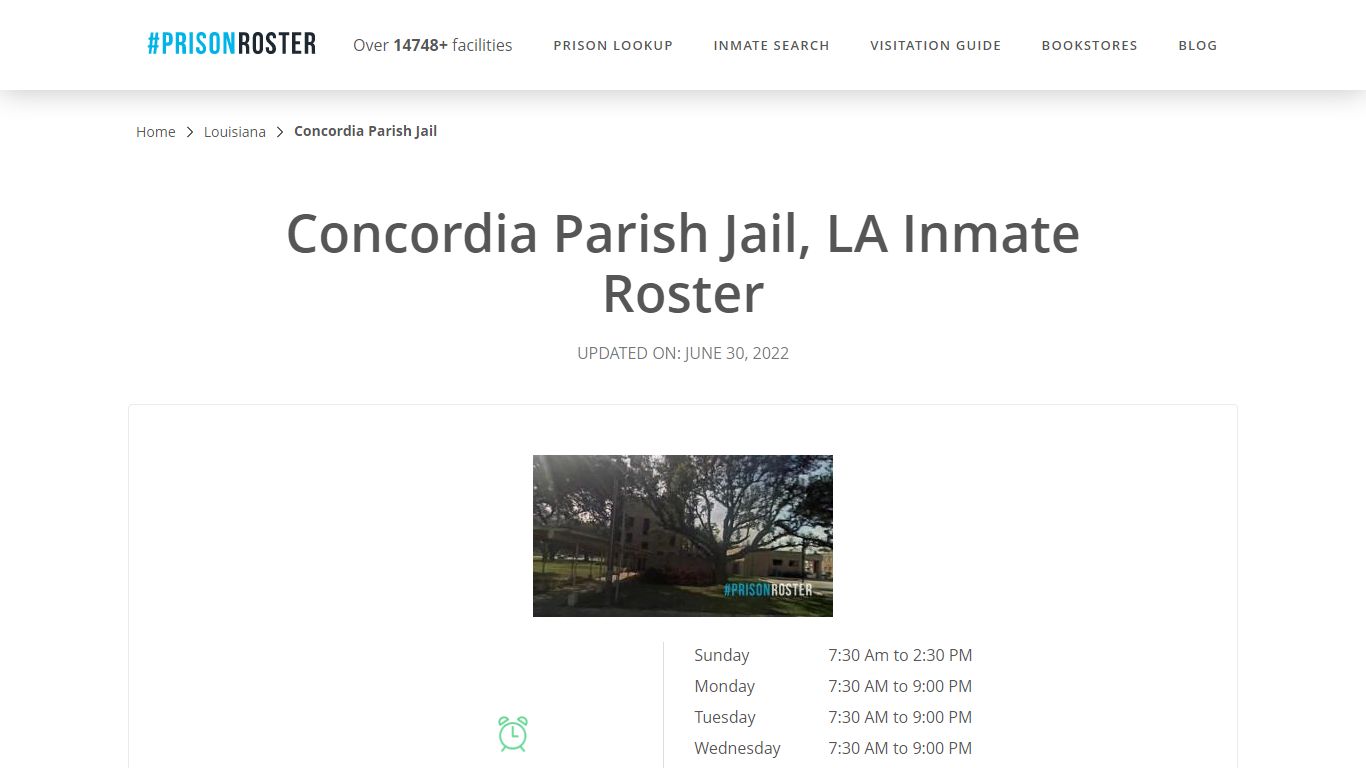 Concordia Parish Jail, LA Inmate Roster