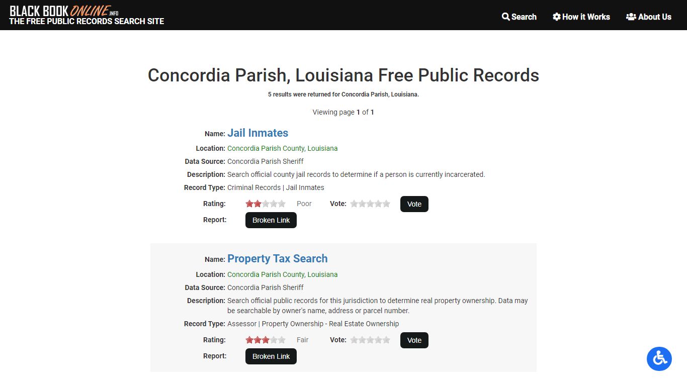 Concordia Parish, LA Free Public Records | Criminal ...